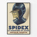 Poster vintage - Spidex, La Cuisinière en Acier by R. de Valerio