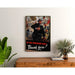 Poster vintage - Alla Marina Mercantile, Grazie!