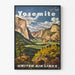 Poster vintage - Yosemite - United Airlines