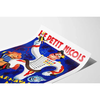 Affiche vintage du Carnaval de Nice