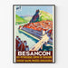Poster viaggio vintage - Besançon