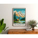 Poster delle Montagne Rocciose Canadesi Vintage