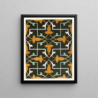 Afghan Boundary Commission - 18 plates of ornamental tiles from the Afghan Boundary Commission Pl 14.webp