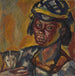africano con un cane - Maurice Albert Loutreuil — vista dell’opera