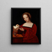 Santa Maria Maddalena che legge un libro - Dopo Adriaen Isenbrant — quadro incorniciato alla parete