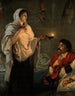 Florence Nightingale con la sua lampada accanto a un paziente - Dopo Henrietta Rae — vista dell’opera