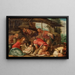 L'Adorazione dei pastori - Dopo Jacopo Da Ponte Bassano — quadro incorniciato alla parete