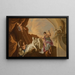 Allegoria della scultura - Dopo Jacques de Lajoue — quadro incorniciato alla parete