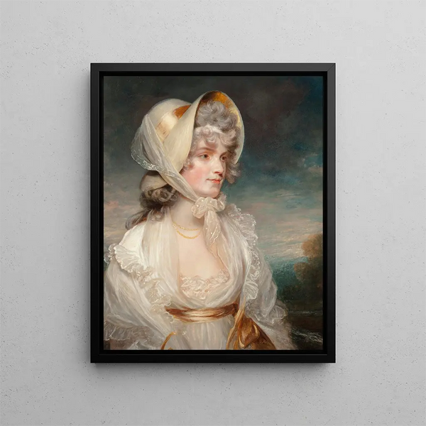 Ritratto dell'onorevole Lucy Elizabeth Byng - Dopo John Hoppner — quadro incorniciato alla parete