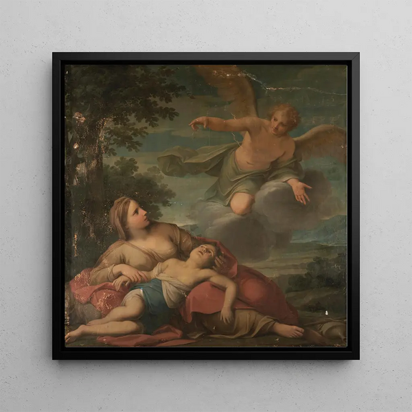 Agar et l'ange - Marcantonio Franceschini
