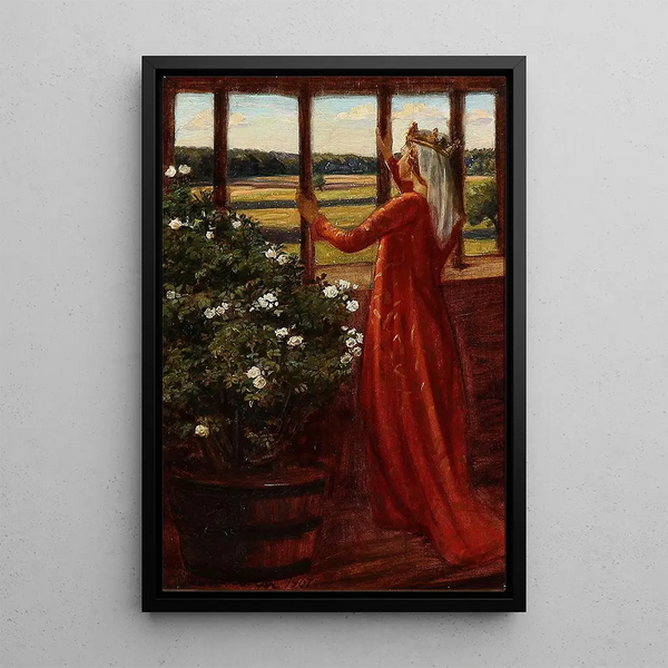 Isolde - Agnes Slott-Møller — quadro incorniciato alla parete