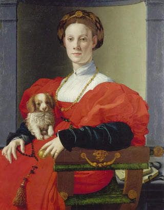 Agnolo Bronzino - Portrait of a Lady in Red Francesca Salviati.webp