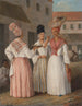 Una damigella d'onore antillana e altre due donne di colore libere - Agostino Brunias — vista dell’opera