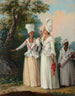 Le damigelle d'onore della Dominique - Agostino Brunias — vista dell’opera