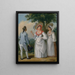 Creole delle Antille libere in abbigliamento elegante - Agostino Brunias — quadro incorniciato alla parete