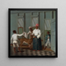 Serviteurs lavando un cervo - Agostino Brunias — quadro incorniciato alla parete