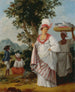 Donna creola delle Antille con la sua serva nera - Agostino Brunias — vista dell’opera