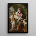 Vergine con Bambino e Santi - Agostino Ugolini — quadro incorniciato alla parete