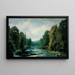 Paesaggio montano - Agustín de Riancho — quadro incorniciato alla parete