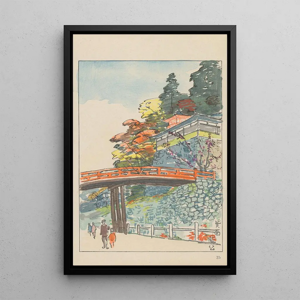 Parco Nazionale di Minoo - Akamatsu Rinsaku — quadro incorniciato alla parete