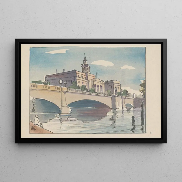 La Mairie - Akamatsu Rinsaku — quadro incorniciato alla parete