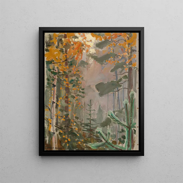 Paesaggio autunnale - Akseli Gallen-Kallela — quadro incorniciato alla parete