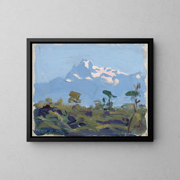 Mont Kenya - Akseli Gallen-Kallela — quadro incorniciato alla parete