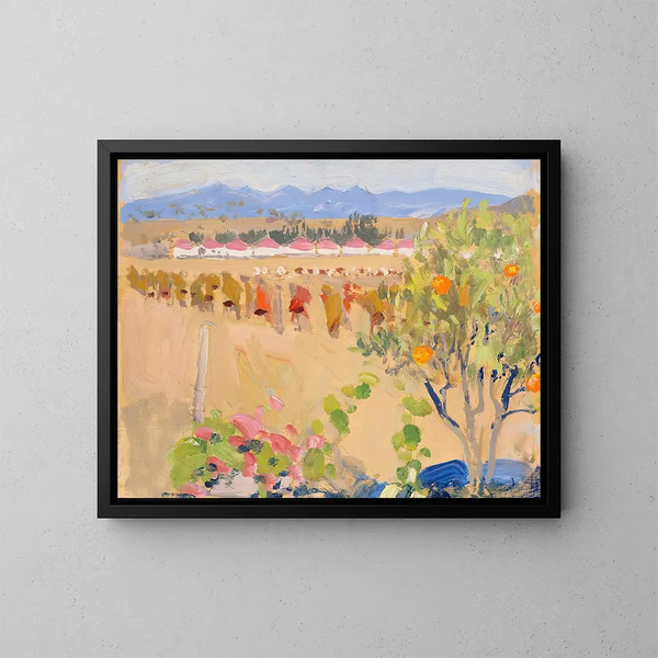 Fuori da Nairobi - Akseli Gallen-Kallela — quadro incorniciato alla parete