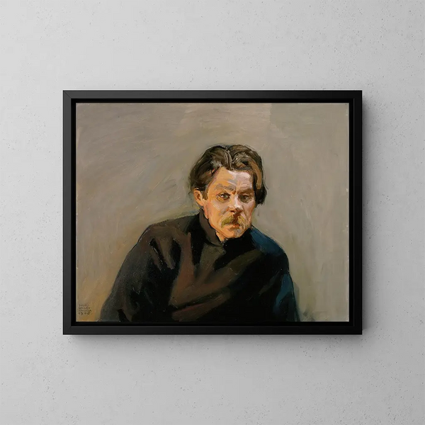 Ritratto di Maxime Gorki - Akseli Gallen-Kallela — quadro incorniciato alla parete