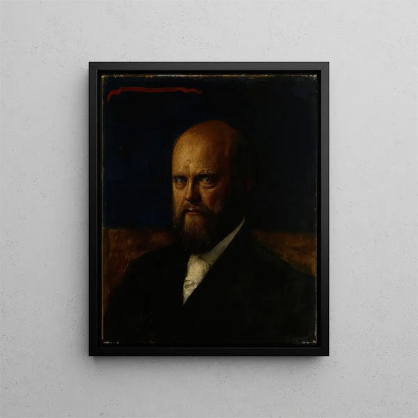 Ritratto del professore E. R. Neovius - Akseli Gallen-Kallela — quadro incorniciato alla parete