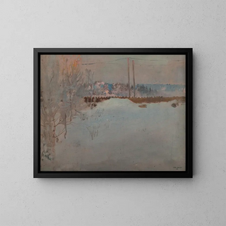 Sumuaamu Malmilla - Akseli Gallen-Kallela — quadro incorniciato alla parete