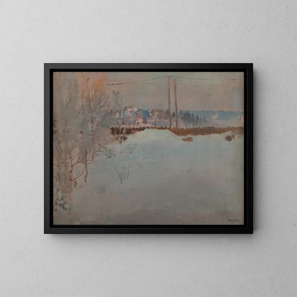 Sumuaamu Malmilla - Akseli Gallen-Kallela — quadro incorniciato alla parete