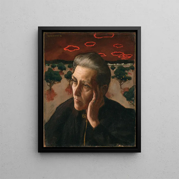 La Mère des artistes - Akseli Gallen-Kallela — quadro incorniciato alla parete
