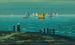 Una regata a vela sul lago Balaton - Albert Baky — vista dell’opera