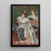 Una indiscrezione - Albert Beck Wenzell — quadro incorniciato alla parete