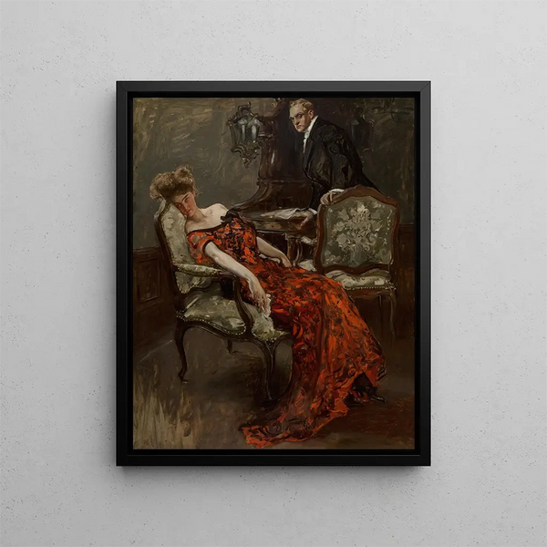 L'Argument - Albert Beck Wenzell — quadro incorniciato alla parete