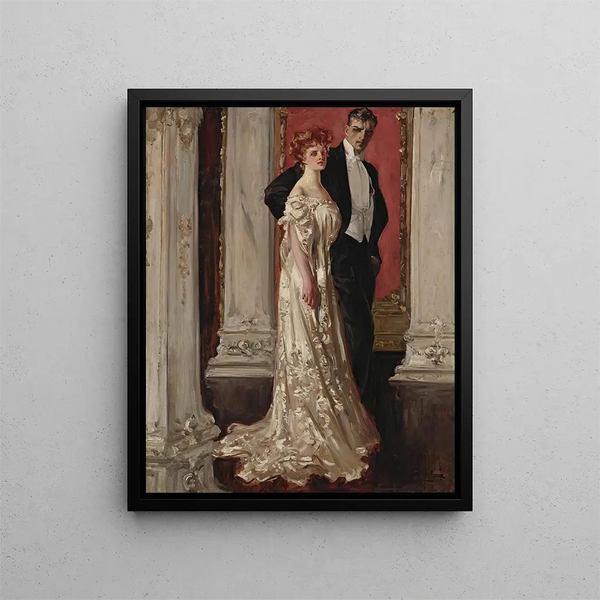 Le Couple - Albert Beck Wenzell — quadro incorniciato alla parete