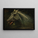 Un cavallo selvaggio, bozzetto originale per L'ultimo dei bisonti - Albert Bierstadt — quadro incorniciato alla parete