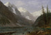 Rocheuses canadiennes, lac Louise - Albert Bierstadt — vista dell’opera