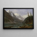 Rocheuses canadiennes, lac Louise - Albert Bierstadt — quadro incorniciato alla parete