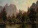 Rochers de la cathédrale, vallée de Yosemite - Albert Bierstadt — vista dell’opera