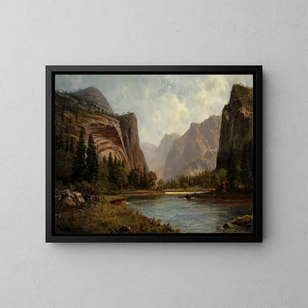 Porte del Yosemite - Albert Bierstadt — quadro incorniciato alla parete