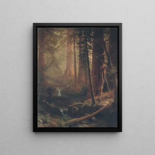 Albert Bierstadt - Giant Redwood Trees of California.webp