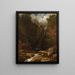 Cascate di Glen Ellis - Albert Bierstadt — quadro incorniciato alla parete