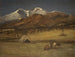 Campo indiano al tramonto - Albert Bierstadt — vista dell’opera