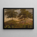 Paesaggio con mucche - Albert Bierstadt — quadro incorniciato alla parete