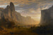 Vista aerea sulla valle di Yosemite, California - Albert Bierstadt — vista dell’opera
