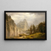 Rivière Merced Vallée de Yosemite - Albert Bierstadt — quadro incorniciato alla parete