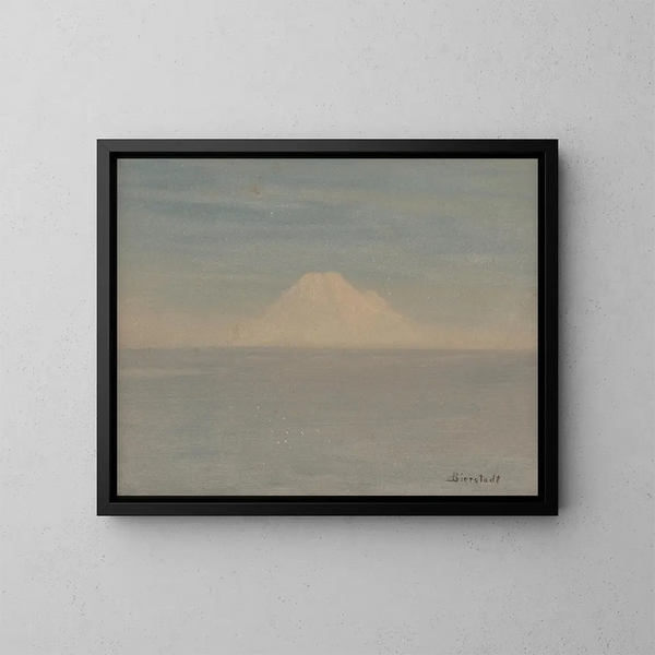 Mont Rainier - Albert Bierstadt — quadro incorniciato alla parete