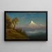 Mont St Helens, fiume Columbia, Oregon - Albert Bierstadt — quadro incorniciato alla parete